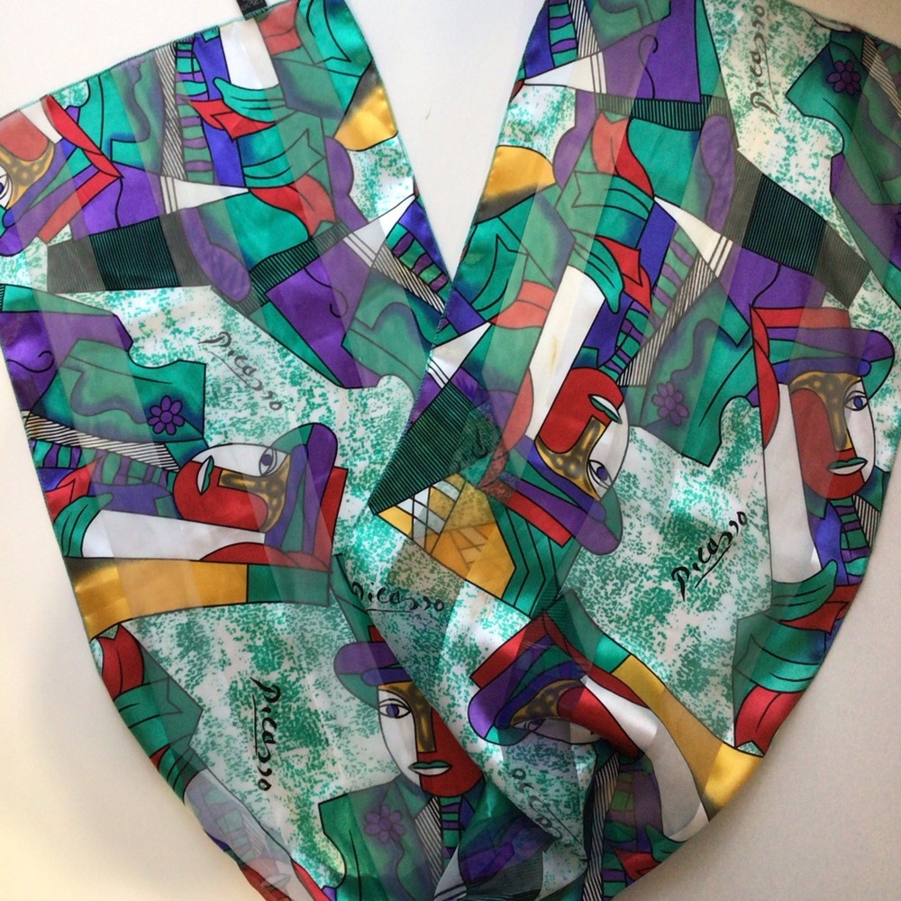Vintage Picasso Print Art Scarf